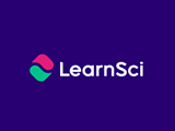 LearnSci logo with a purple background