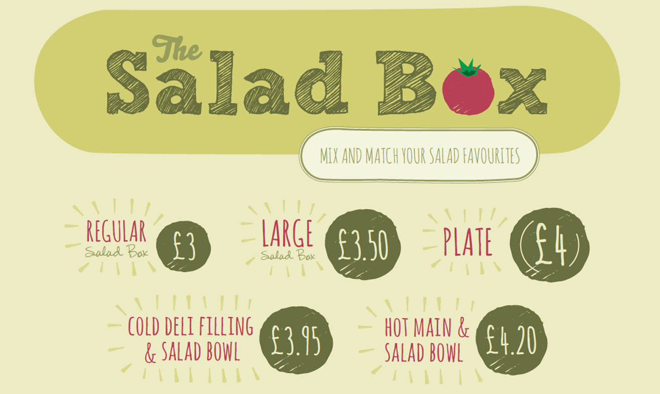 Get a Salad Box from just £3.00
